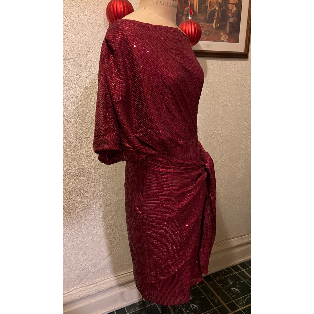 Grace Karin Sequin Glitter Off The Shoulder Cocktail Party Dress NWT Size S - Picture 7 of 11